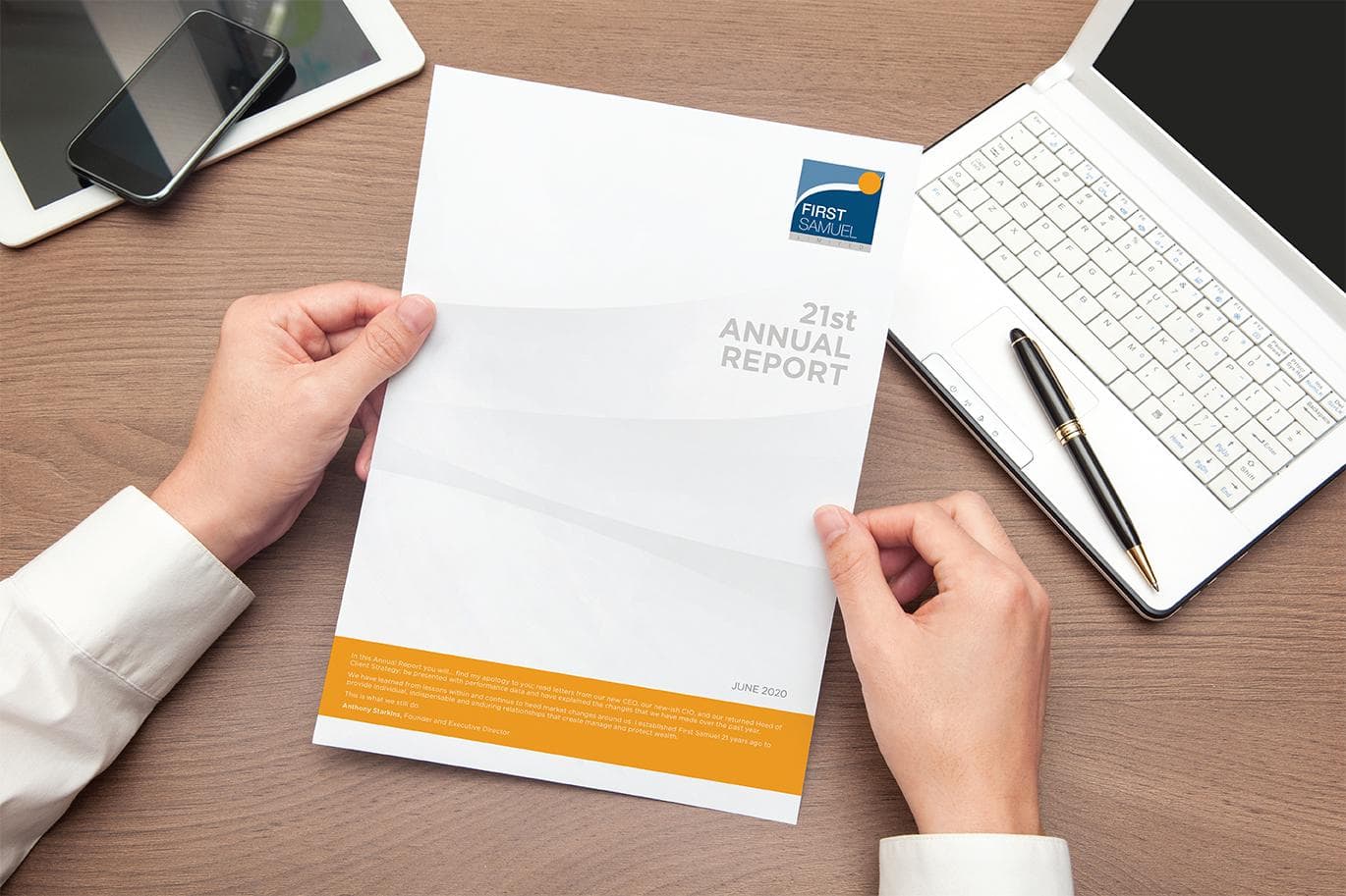 Bite Visual Communications First Samuel Annual Report 2020 cover